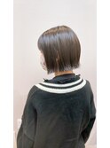 20代30代大人可愛い小顔 ショートカット切りっぱなしレイヤー