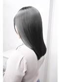 髪質改善カラー　ダークグレージュ