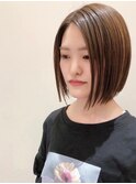 前下がりのパツっとボブ!!