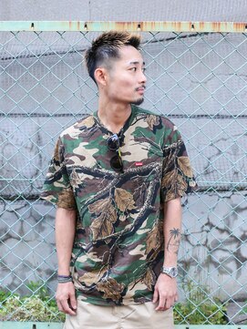 クラスコウベ 三宮店(Krass kobe) MANS’HAIR 束感ショート ハイライト2【鈴木ルナ】