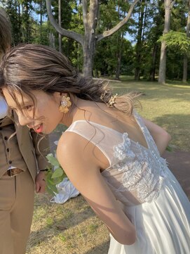 ミラ(Mila) 緩いけど艶感を大事に！ウェディングフォト★編みおろし