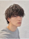  メンズパーマ波巻きスパイラルパーマツイストスパイラルパーマ