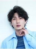 黒髪アップバングショート