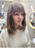 ミルクティーベージュ ブリーチあり