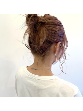 ヘアーサロンフラン(Fran) ピンク×アレンジ