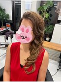 ボブヘアに襟足ウィッグをつけてサイドヘアアレンジ【清板】