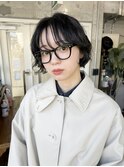 ショートパーマ 黒髪ショート ショートヘア ショートボブ