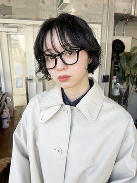 エムクランメイクス 原宿 表参道(m.clan MAKE'S) ショートパーマ 黒髪ショート ショートヘア ショートボブ