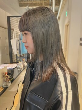 クリアオブヘアー リット(CLEAR of hair LiT) ワンブリーチオリーブベージュ♪