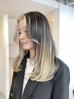 ミーム 原宿 表参道(meme)&nbsp;ダブルカラーハイトーンカラーケアブリーチインナーカラー#原宿