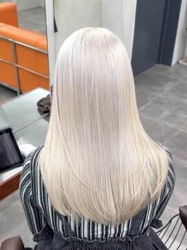 ニコ トウキョウ 渋谷(nico TOKYO) ホワイトブロンド/髪質改善/ダブルカラー/ケアブリーチ/20代