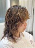 ミディアムパーマレイヤーパーマケアパーマニュアンスパーマ