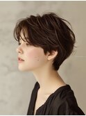 ☆オリーブグレーココアベージュ小顔クラゲヘアー/黒髪/髪質改善