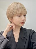 マッシュショート/ショートボブ/ハンサムショート/髪質改善