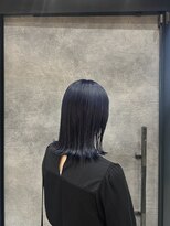 アールトゥーヘアー(art To Hair)&nbsp;ネイビーブルー/ハイトーン/ブリーチカラー