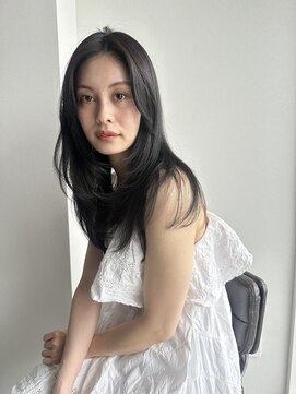 ラパンセノアール(LA PENSEE NOIR) 髪質改善×オリーブグレーカラー