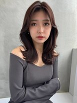 ソヨン 金沢店(SOYON)&nbsp;フェミニン外ハネ×ココアブラウン