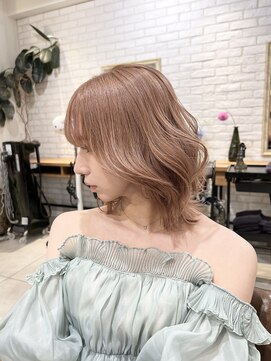 マスカリ(muscali) くびれヘア#ハイライトカラー#アプリコットオレンジb31