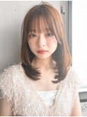◎こなれヘアシースルーバング愛され薄めバングレイヤーカット