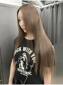 くびれヘア/アプリコットオレンジ/夏のヘアアレンジ/梅田
