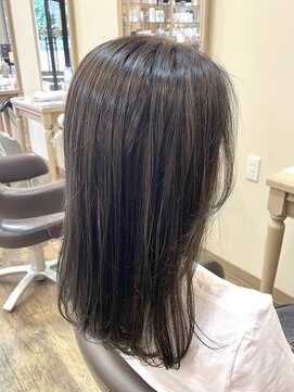 アルターリール(aL ter Rire) くびれヘア/アプリコットオレンジ/ハイライトカラー/中村郁未