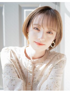 ヘアーズ ベリー 椥辻店(hairs BERRY) ★小顔魅せカットうる艶髪美髪ナチュラルショートアッシュ夏