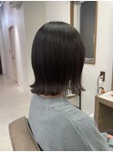 外はねボブ　切りっぱなしボブ　ruen 熊本　田口紗羅