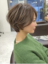 レリーノーブル 西宮北口(RelyNoble)&nbsp;40代ボブ×ベージュで柔らか上品シルエット[西宮北口]