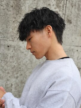 ハニー(HONEY) 縦落ちツイスパ/ツイストスパイラルパーマ/岡崎メンズパーマ