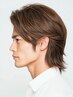 【カットはまだ不要】メンズカラー＋頭浸浴＋眉カット