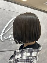 ビビ バイ マグ 岡谷店(bivi by Mag)&nbsp;美髪◆ブリーチなしオリーブカラー×切りっぱなしボブ髪質改善◎