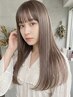 【美髪矯正でツヤ髪に】カット+髪質改善酸性ストレート ¥21000