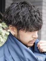ノードオム 栄(NODE HOMME)&nbsp;波巻きスパイラルパーマメンズマッシュパーマシャドウパーマ韓国