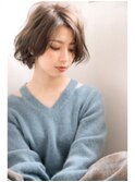大人かわいいショートボブ