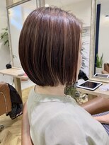 ジェービーヘア 稲毛(jb hair)&nbsp;厚めバングマッシュショートセシルカットココアブラウン【稲毛】