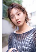 Chlom☆新宿 ハイライトベージュイルミナカラーハンサムショート