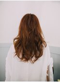 セミウェットウェーブ♪前髪♪ココアブラウン