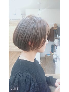 ミエル(miel) 【hair design miel】大人ショートボブ