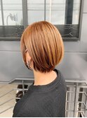 大人かわいいひし形ショートボブ