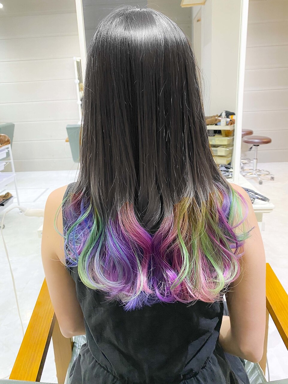 2024年春】ユニコーンカラーの髪型・ヘアアレンジ｜人気順