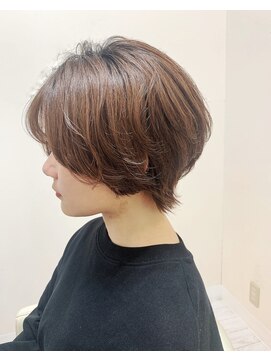 ヘアメイク マルナ 本店(HAIR MAKE MALUNA) 【MALUNA ペコ】伸ばしかけミニウルフ