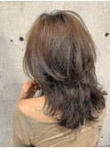 モカグレージュ×くびれヘア