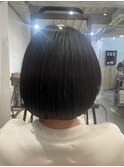 髪質改善ミニボブ