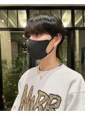 【お客様ヘア】大人気メンズスタイル！シースルーマッシュ　黒髪