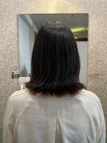 アネモナ(anemona)&nbsp;外ハネボブでインナーカラー