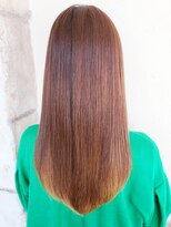オートゥール(hair room Auteur)&nbsp;20代30代40代ストレートナチュラルブラウン髪質改善艶感ロング