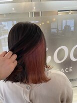 ヘアースペースブルーム ヒーロー 園田店(HAIR SPACE BLOOM hero) 【園田/ケアブリーチ】インナーカラー