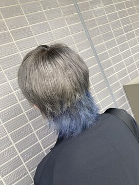 ペスカ 博多駅前店(pesca) ウルフカット×グラデーションカラー