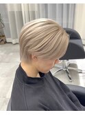 CIERA.メンズカット+ミルクティーベージュ