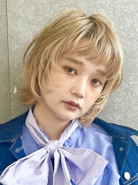 ロンドアンメゾン 原宿(Lond un Maison.) ブリーチ◎ハイトーンボブ×顔周りレイヤーカットカット[原宿]